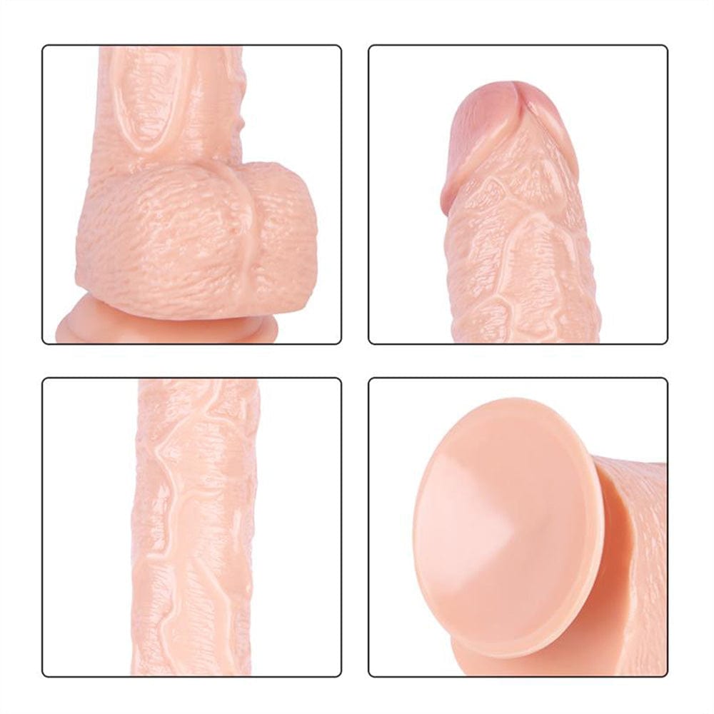 16.93 Inch Strap On Huge PVC Dildo - Lurevibe