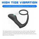 Prostate Massager Anal Vibrator Male Delay Ejaculation Ring Anal Plug Prostate Stimulator Cock Rings - Lurevibe