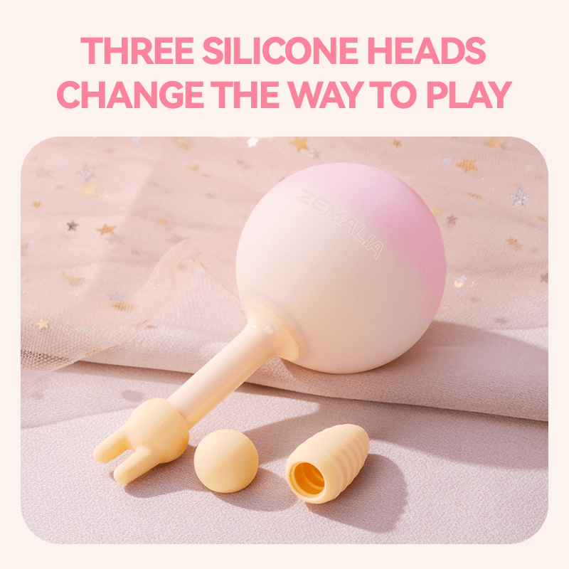 Pink Gradient Lollipop Pressure-sensitive Control Vibrator - Lurevibe