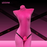 Lockink Pink Love-shaped Wearable Clitoral Suction Vibrator With Remote Control - Lurevibe