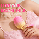 Rose Hand-Held Sucking Vibrating Vibrator - Lurevibe
