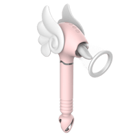 Magic Wand 4 in 1 Vacuum Suction Thrusting Clitoral G-spot Vibrator