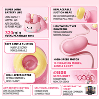 Sweetheart Cake Party App Remote Control Love Egg Suction Vibrator Set - Lurevibe