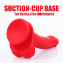 AIMITEX five colors long silicone dildo - Lurevibe