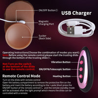 Realistic Dildo Automatic Stretch Multi-frequency Vibration - Lurevibe