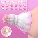 YEAIN Rose Nipple Stimulation Vibrators Manual Sucking Teasing Nipple Toy - Lurevibe