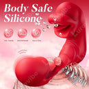Rose Muncher Biting Mouth Wearable G Spot Vibrator - Lurevibe