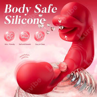 Rose Muncher Biting Mouth Wearable G Spot Vibrator - Lurevibe