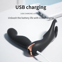 Anal Plug Pull Prostate Massager Wireless Remote Control Double Shock Sex Masturbator Adult Products - Lurevibe