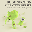 Bobo Suction Egg Clitoral Stimulation Vibrator Set - Lurevibe