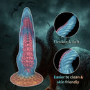 Ocean Blue Octopus Tentacle Silicone Anal Dilator Fantasy Dildo - Lurevibe