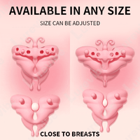 Butterfly Invisible Wearable Nipple Clamp Vibrator - Lurevibe