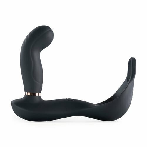 7 Vibrating & Pulsating Balls Teasing Butt Plug with Cock Ring - Lurevibe