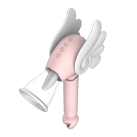 Magic Wand 4 in 1 Vacuum Suction Thrusting Clitoral G-spot Vibrator