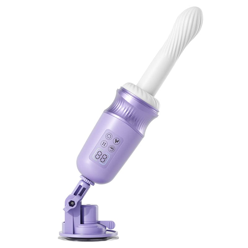 Pure Moon 7 Thrusting Heating Dildo Machine G Spot Vibrator With APP Control - Lurevibe