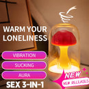 Mushroom Clitoral Sucking Stimulation Vibrator With Luminous Dust Cover - Lurevibe