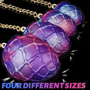 Textured Dragon Egg Silicone Anal Traction Plug