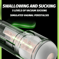 Handle - Controlled Male Masturbation Cup 9 - frequency telescopic movement Sucking Vibration - Lurevibe