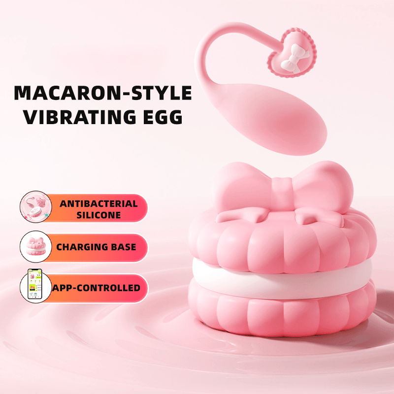 Pink Macaron 10 Modes Egg Vibrator Lurevibe Pink Macaron 10 Modes Egg Vibrator Lurevibe