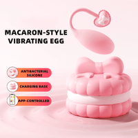 Pink Macaron 10 Modes Egg Vibrator - Lurevibe