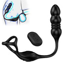 Anal Plug Vibrating Penis Ring Anal Beads Prostate Massager Vibrator Anal Toys - Lurevibe