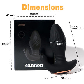 Male Prostate Massager Telescopic Vibration Anal Masturbator Anal Plug - Lurevibe