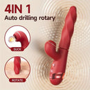 Auto Drilling Rotation G Spot Clitoris Suction Vibrator - Lurevibe
