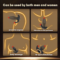 Male Prostate Massager Telescopic Vibration Anal Masturbator Anal Plug - Lurevibe