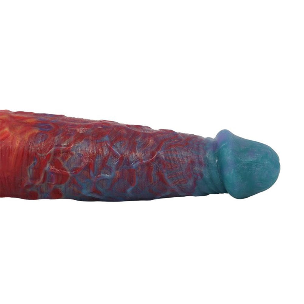 Colorful Double-Ended Liquid Silicone Anal Plug Dildo - Lurevibe