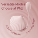 XinShangYou Little Seashell Dual-Stimulation Clitoral Suction & Vibrating Egg - Lurevibe