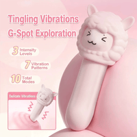 LOVETIDE XiMieMie Cute Alpaca Dual-Play Clitoral Suction & Vibrating Wand Set - Lurevibe
