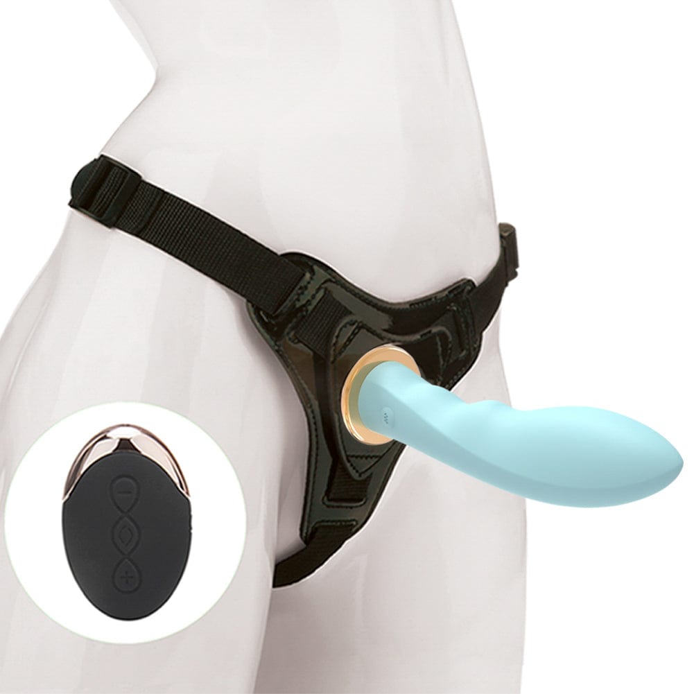 Wireless Remote USB Rechargeable Strap On Dildo - Lurevibe