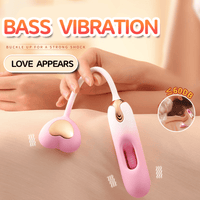 Heart-shaped Hollow Vibrating Egg Slaps and Vibrates - Lurevibe