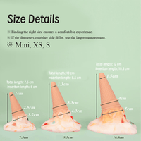 "Melted" Ice Cream Waffle Cone Fantasy Anal Dildo & Plug - Lurevibe