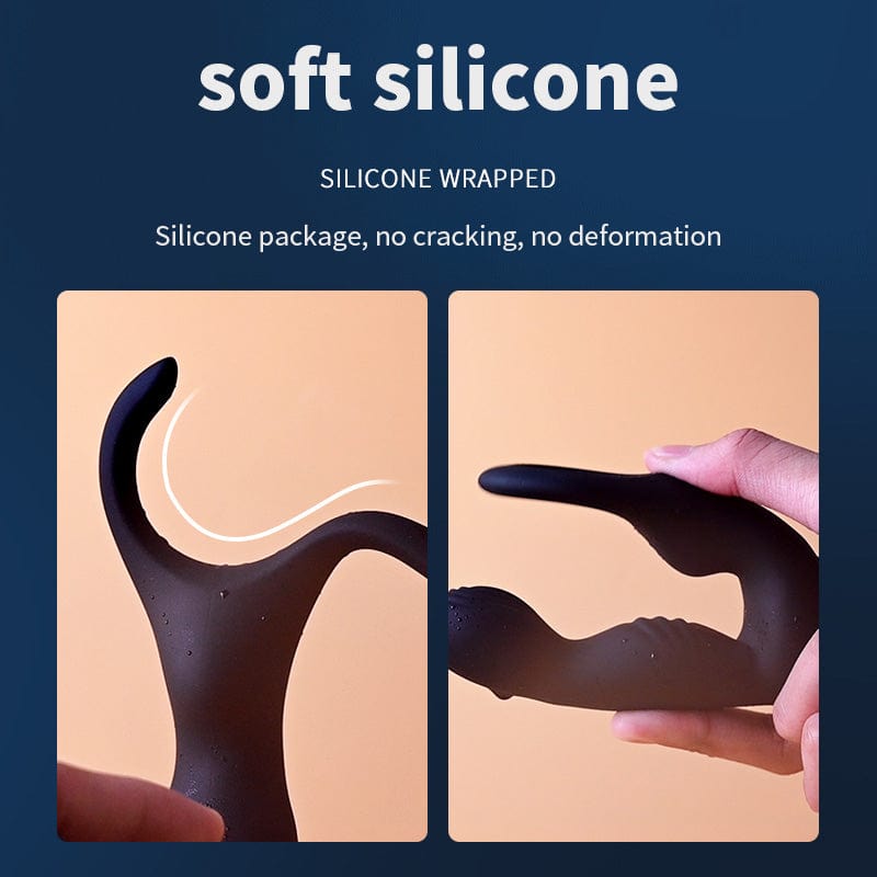 Anal Plug Pull Prostate Massager Wireless Remote Control Double Shock Sex Masturbator Adult Products - Lurevibe