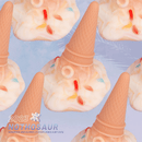 "Melted" Ice Cream Waffle Cone Fantasy Anal Dildo & Plug - Lurevibe
