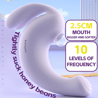 Stouch Sucking G-spot Vibrator With Rabbit Ears - Lurevibe