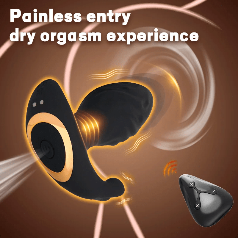 Male Prostate Massager Telescopic Vibration Anal Masturbator Anal Plug - Lurevibe