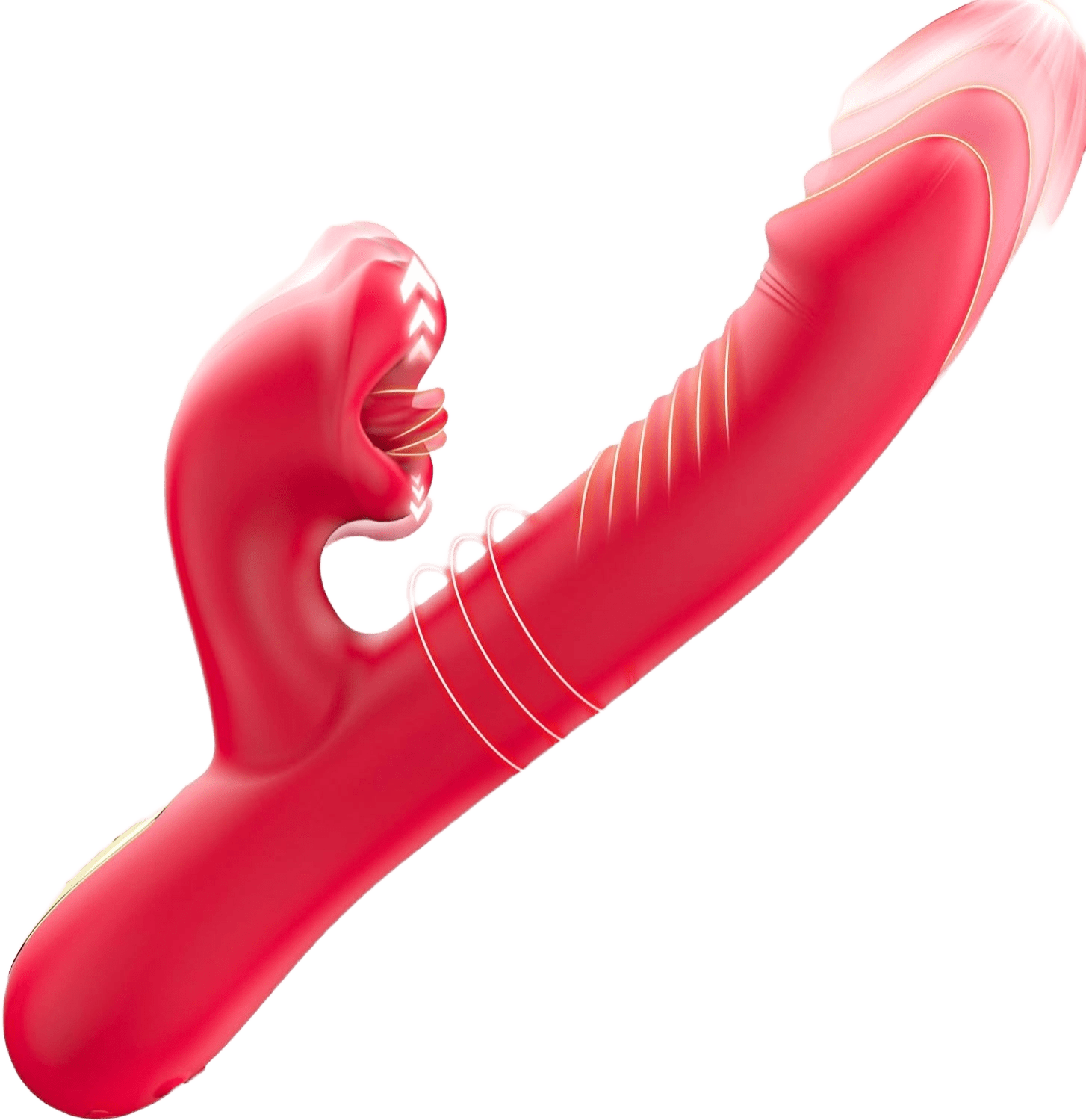 Upgraded Rose Muncher 5 In 1 Thrusting Clitoral G Spot Vibrator - Lurevibe