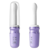 Pure Moon 7 Thrusting Heating Dildo Machine G Spot Vibrator With APP Control - Lurevibe