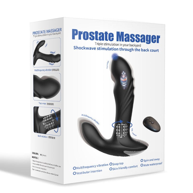 Wireless Remote Control 7 Frequency Vibrating Prostate Massager - Lurevibe