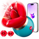 Lurevibe - 3 in 1 App Remote Control Big Mouth Vibrator With 360° Tongue Licking & Sucking & Vibrating - Lurevibe
