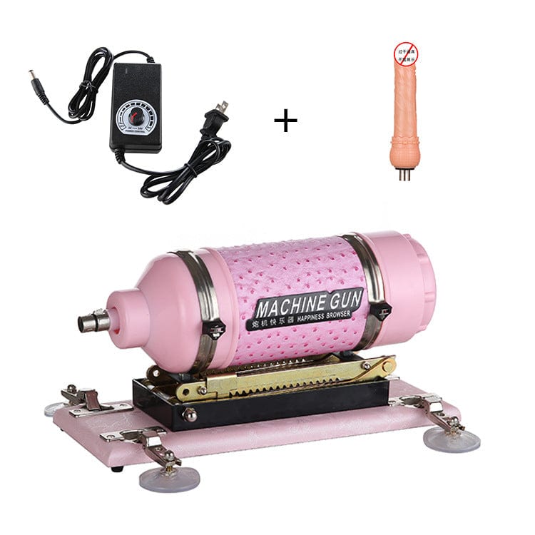 Automatic Sex Machine with 3.8inch Suction Cup Adapter and Dildo Attachments - Lurevibe