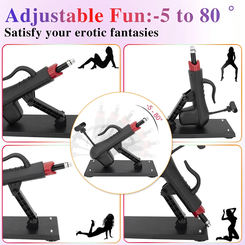 Telescopic Sex Machine Thrust Masturbation with Phone Holder - Lurevibe