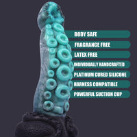 Octopus Tentacles Colorful Alien Male and Female Masturbator - Lurevibe