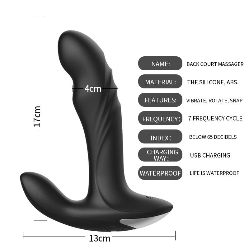 Wireless Remote Control 7 Frequency Vibrating Prostate Massager - Lurevibe