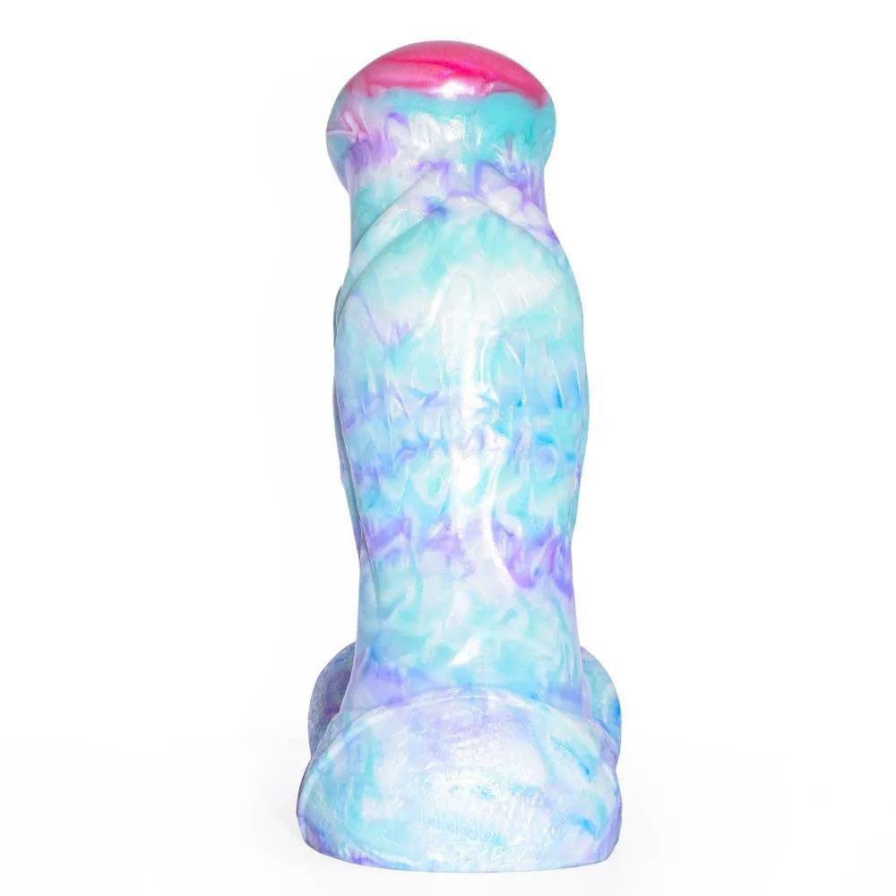 Colorful Soft Mushroom Head Silicone Artificial Dildo - Lurevibe