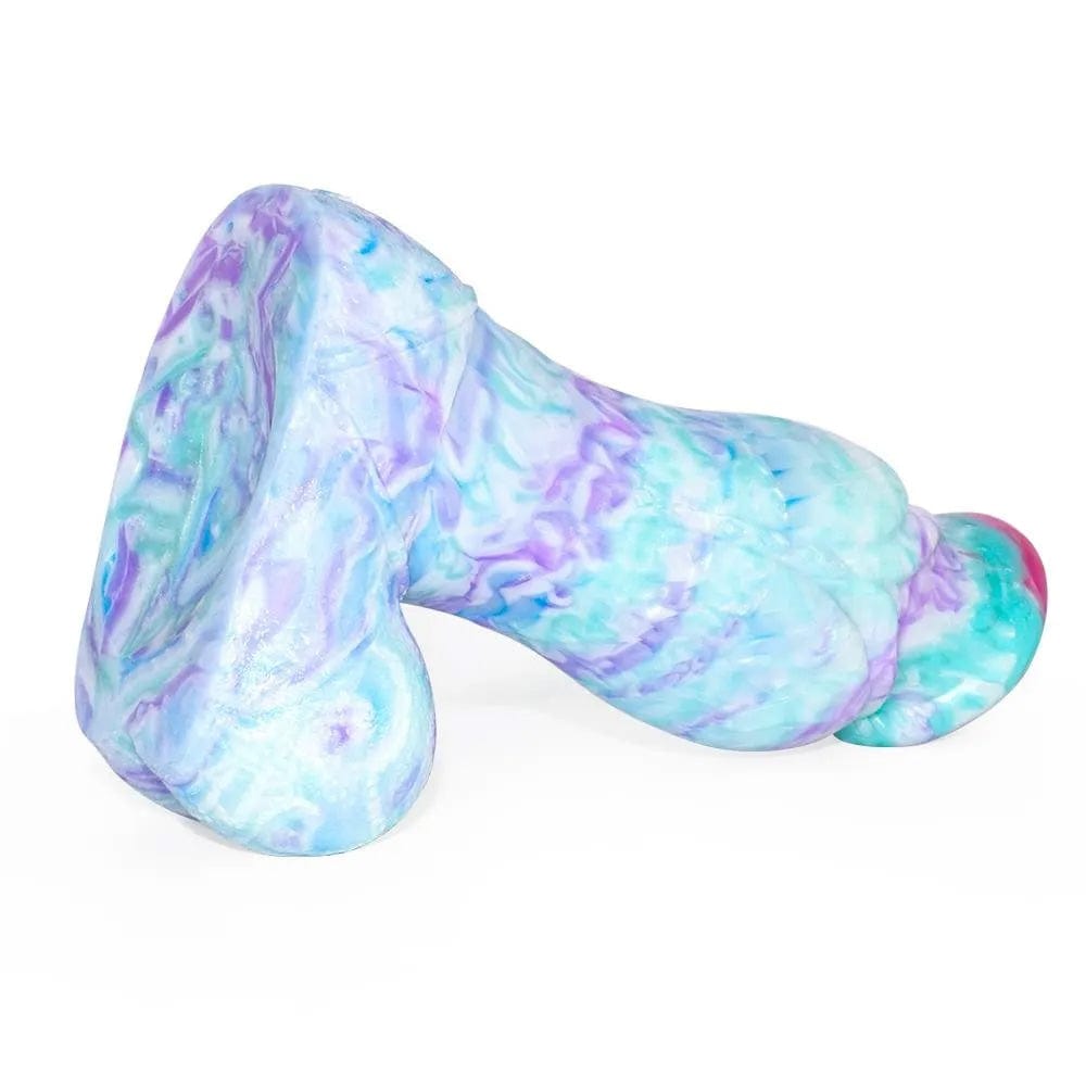 Colorful Soft Mushroom Head Silicone Artificial Dildo - Lurevibe