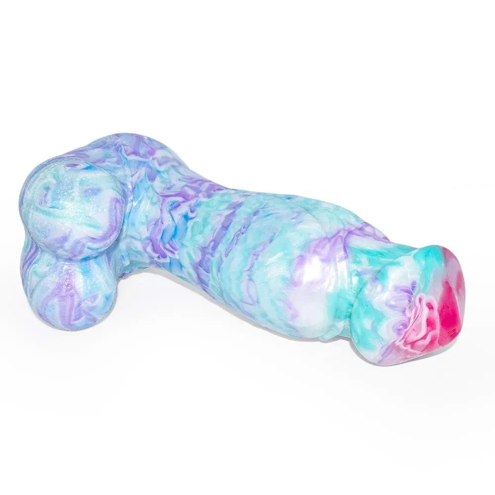 Colorful Soft Mushroom Head Silicone Artificial Dildo - Lurevibe