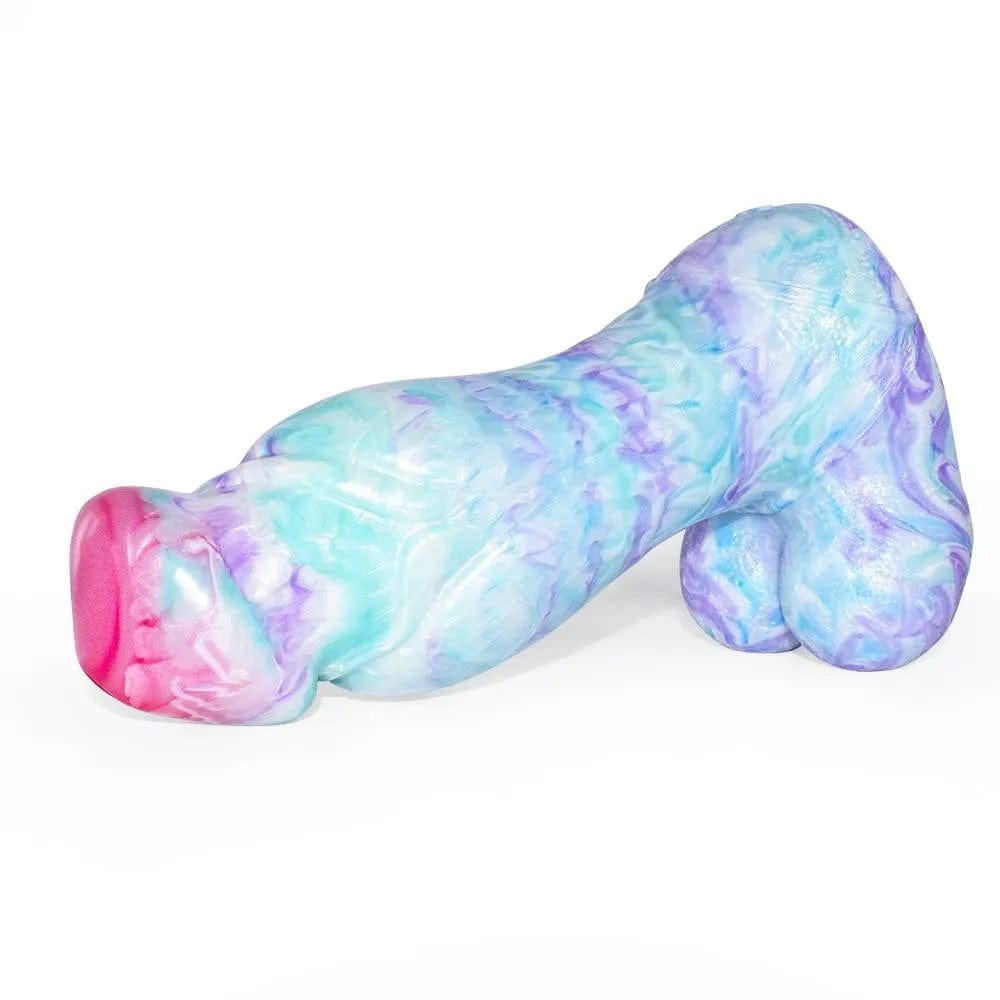 Colorful Soft Mushroom Head Silicone Artificial Dildo - Lurevibe